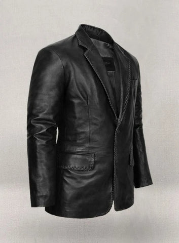 Men's Leather Blazer coat